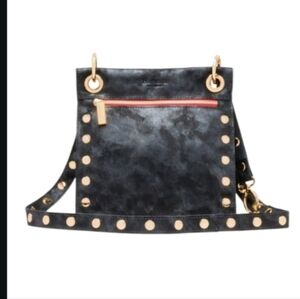 Hammit tony brushed suede  leather crossboddy